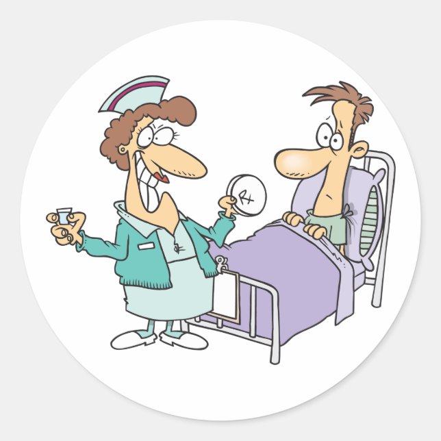 Nurse And Patient Stickers (Front)