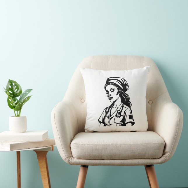Nurse And Poem For Them Cushion (Chair)