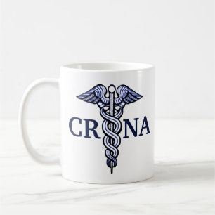 Nurse Anesthetist Caduceus Customizable Name 11oz Coffee Mug