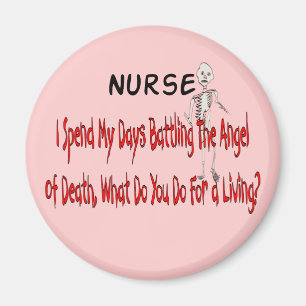 Nurse "Angel of Death"---Funny Gifts Magnet