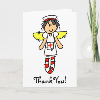 Nurse Angel Thank You Card