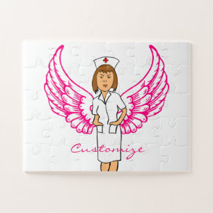 Nurse Angel Wings Thunder_Cove Jigsaw Puzzle