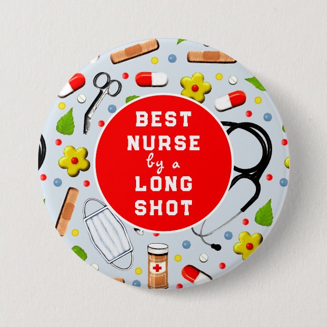 Nurse Appreciation 7.5 Cm Round Badge (Front)