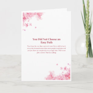 Nurse Appreciation Card