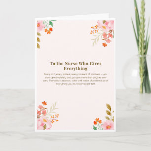 Nurse Appreciation Card