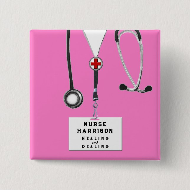 Nurse Appreciation Gift Button (Front)