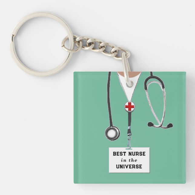 Nurse Appreciation Gift Key Ring (Front)