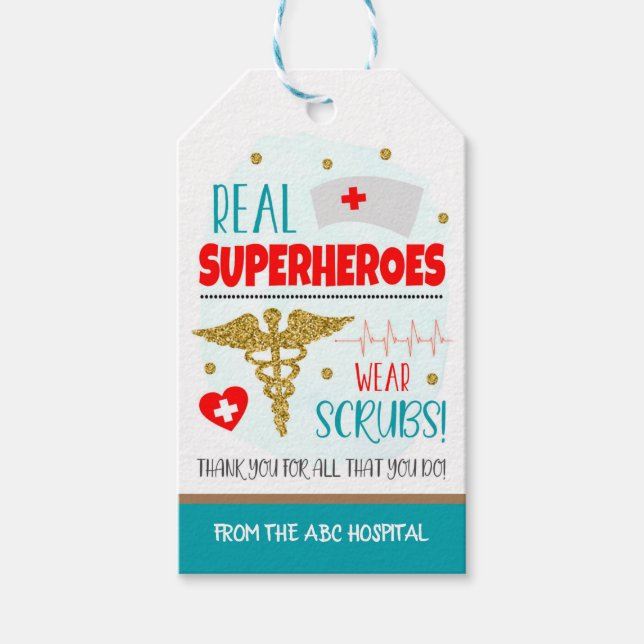 Nurse Appreciation Gift Tag (Front)