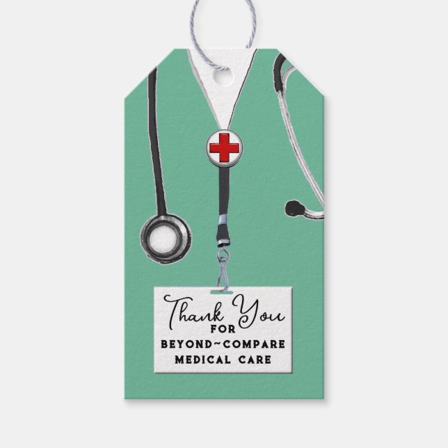 Nurse Appreciation Gift Tags (Front)