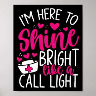 Nurse Appreciation Month Nurse Badge Reel Cna Rn N Poster