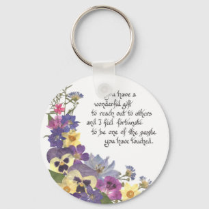 nurse appreciation or thank you key ring