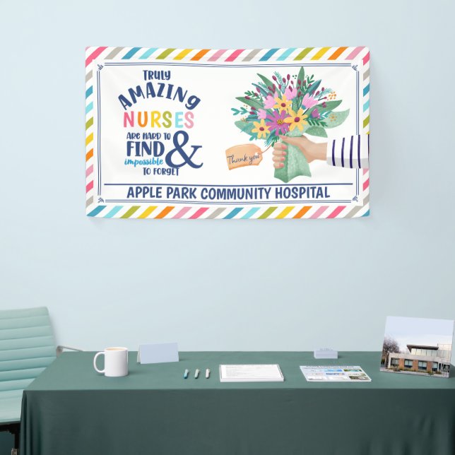 Nurse Appreciation Week Thank You amazing nurses Banner (Tradeshow)