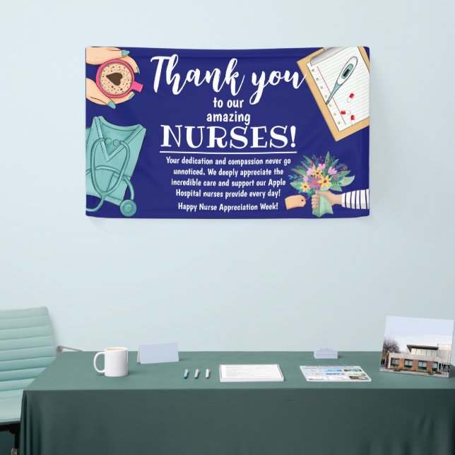 Nurse Appreciation Week Thank You amazing nurses Banner (Tradeshow)