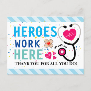 Nurse Appreciation Week Thank You Banner Postcard
