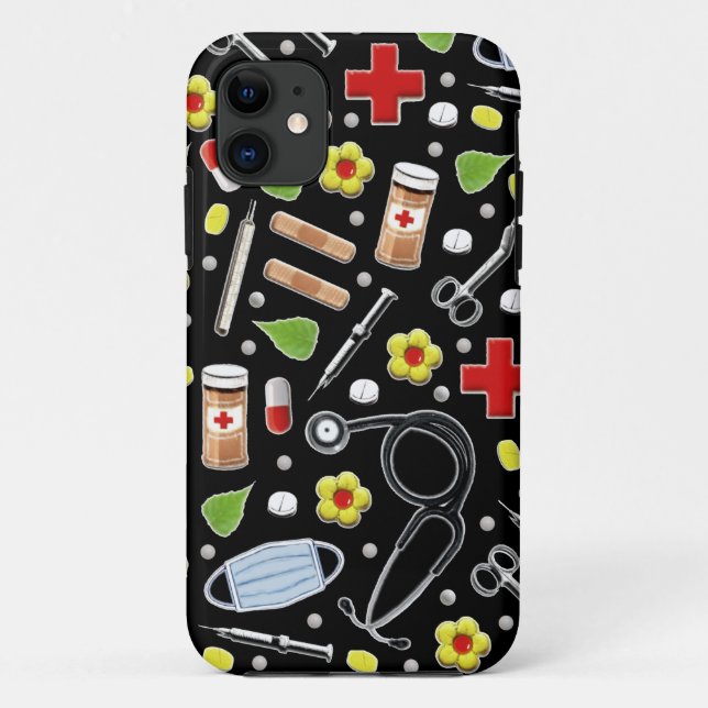 Nurse Art Case-Mate iPhone Case (Back)