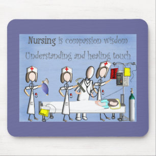 Nurse Art Gifts Mouse Mat