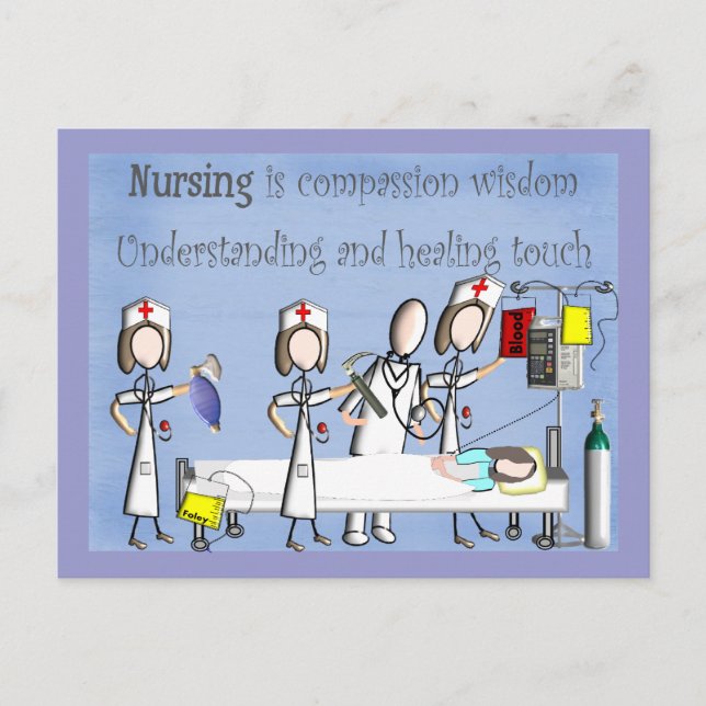 Nurse Art Gifts Postcard (Front)
