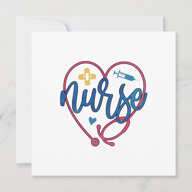 Nurse Art Nurse Invitation (Front)