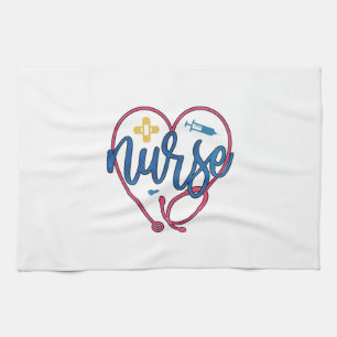 Nurse Art Nurse Tea Towel