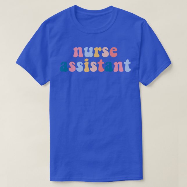 Nurse assistant typography T-Shirt (Design Front)