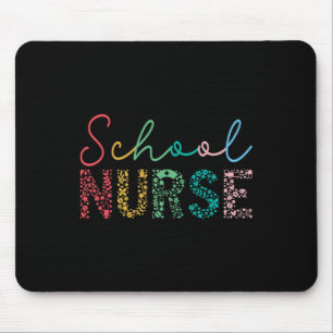 Nurse Back To School Nurse Elements Graphic Mouse Mat