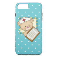 Nurse Bear iPhone 7 plus tough case