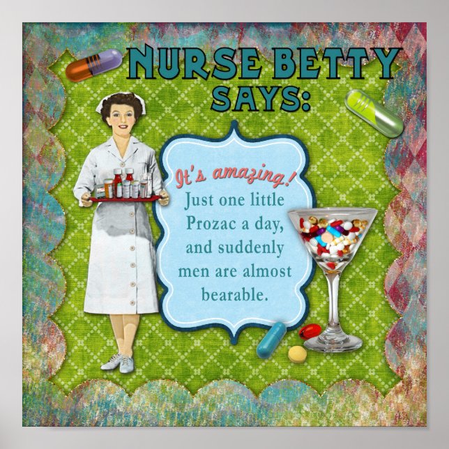 Nurse Betty Says Poster (Front)