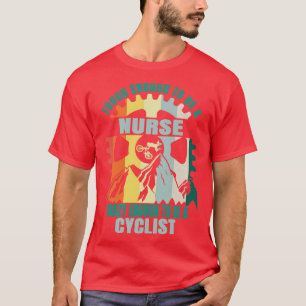 Nurse Biker Design T-Shirt