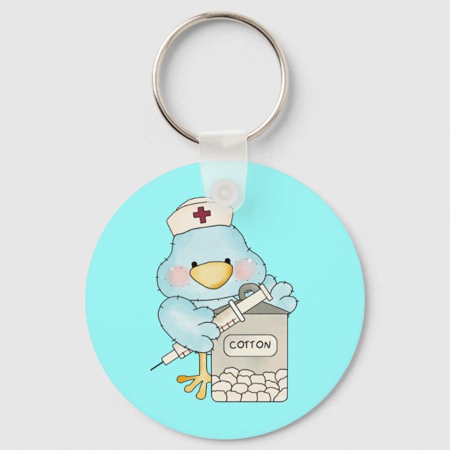 Nurse Birdie keychain (Front)