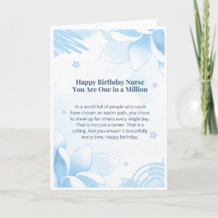 Nurse Birthday Card — Happy Birthday Nurse
