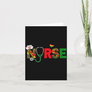 Nurse Black Women Junenth Card
