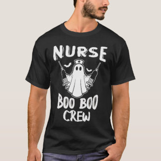 Nurse Boo Boo Crew Halloween Registered Nurse T-Shirt
