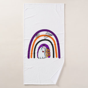 Nurse Boo Crew Funny Nurses Halloween Matching Bath Towel
