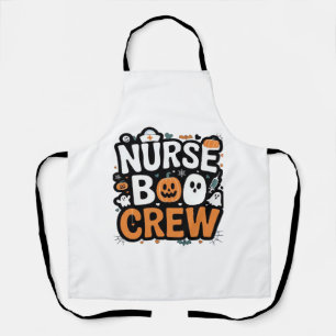 Nurse Boo Crew  Halloween Healthcare Hero  Spooky  Apron