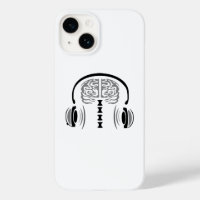 Nurse Brain Grey Listening to Song