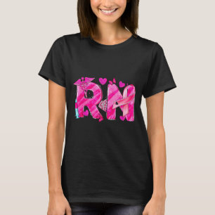 Nurse Breast Cancer Awareness Nk Ribbon Nursing Rn T-Shirt