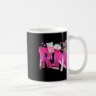 Nurse Breast Cancer Awareness Pink Ribbon Nursing Coffee Mug