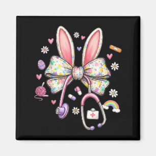 Nurse bunny funny easter nurse cute nurse nursing magnet