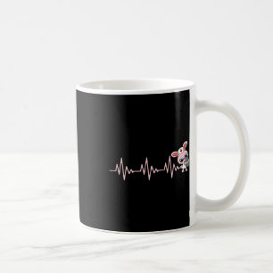 Nurse Bunny Heartbeat Easter Egg Hunting Rabbit Nu Coffee Mug