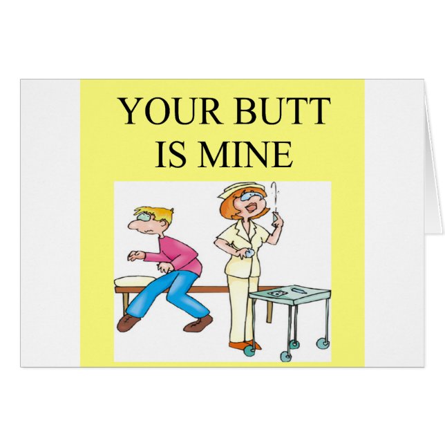 nurse butt joke (Front Horizontal)