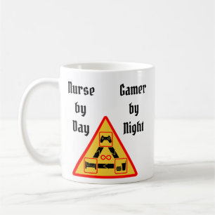 Nurse by Day, Gamer by Night Coffee Mug