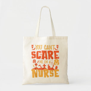 Nurse By Day Witch By Night Funny Halloween Women Tote Bag