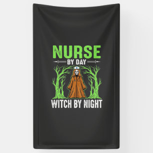 Nurse By Day Witch By Night Halloween Design_1 Banner