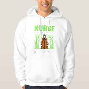 Nurse By Day Witch By Night Halloween Design_1 Hoodie