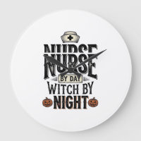 Nurse By Day Witch By Night Halloween Shirt Design