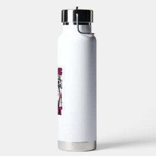 Nurse By Day Witch By Night Halloween Shirt Design Water Bottle