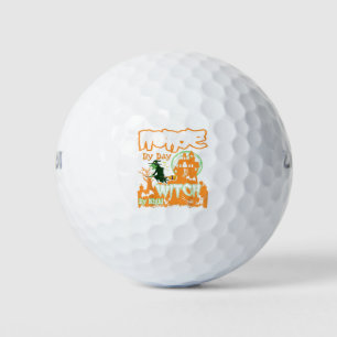 Nurse By Day Witch By Night School Halloween Golf Balls