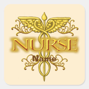 Nurse Caduceus Sticker