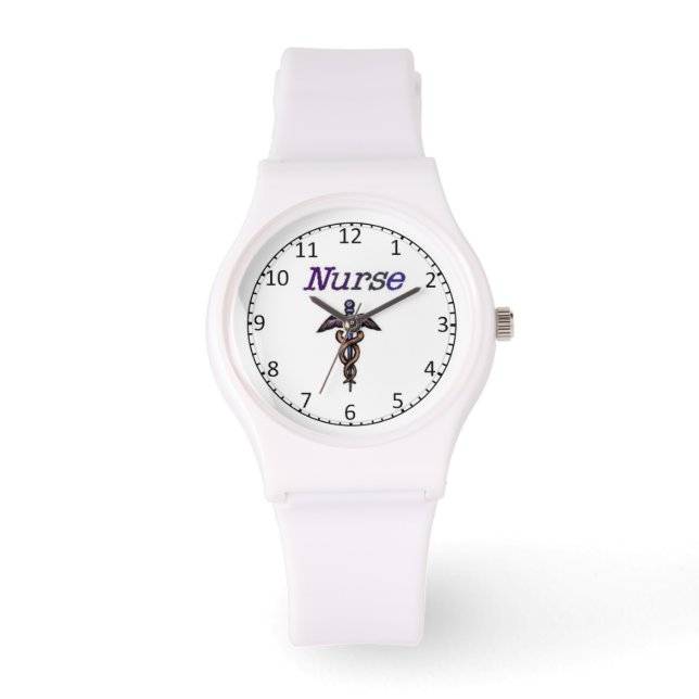 Nurse Caduceus Watch (Front)