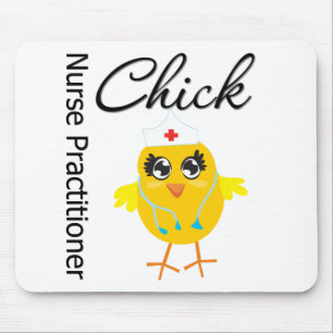 Nurse Career Chick Nurse Practitioner Mouse Mat